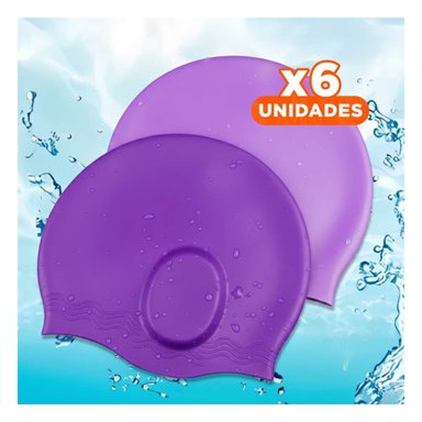 PACK6 GORRO RESISTENTE AL AGUA PARA ENTRENAMIENTO DIARIO Y+REGALO STICKER