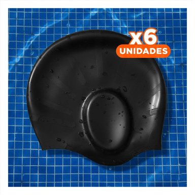 PACK6 GORRO RESISTENTE AL AGUA PARA ENTRENAMIENTO DIARIO Y+REGALO STICKER