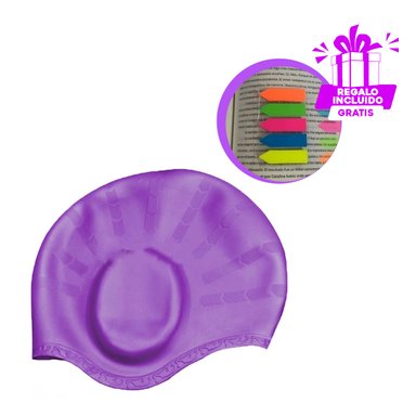 PACK3 CUBRECABELLO ERGONOMICO EN LILA Y+LIGAS DE REGALO