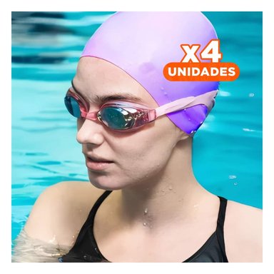 PACK4 ACCESORIO PARA DEPORTES ACUATICOS CON OREJERA PROTECTORA
