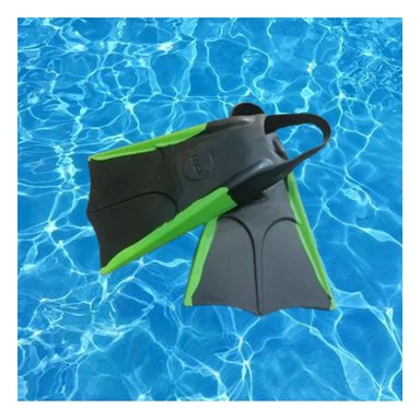 PACK3 ALETILLA PARA NATACION 39 A 40 NEGRO Y+LIGAS DE REGALO