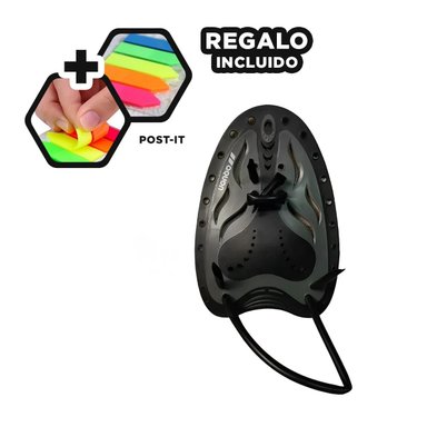 PACK3 MANOPLA CON SOPORTE EN NEGRO Y+BANDERITAS ADHESIVAS