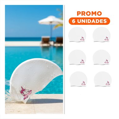 PACK6 GORRO INFANTIL PARA USO DIARIO EN PISCINA CON DISENO CREATIVO