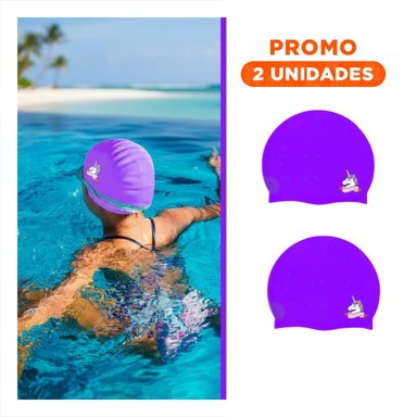 PACK2 GORRO DE NATACION INFANTIL CON APARIENCIA FANTASIA