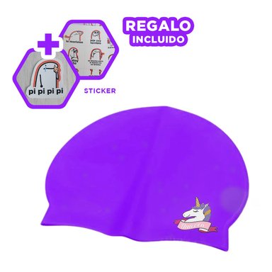 PACK3 GORRO RESISTENTE PARA CLASES DE NATACION EN ROSADO