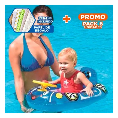 PACK6 ACCESORIO PRACTICO PARA APRENDIZAJE DE NATACION EN PISCINA Y+PAPEL REGALO - 1