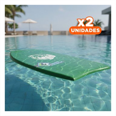 PACK2 IMPLEMENTO DEPORTIVO 41 PULGADAS COLOR VERDE PARA OLAS Y MAR Y+REGALO STICKER