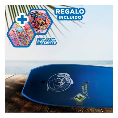 PACK2 FLOTADOR CON AGARRE DE 41 EN AZUL Y+LIGAS DE REGALO