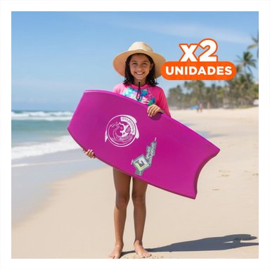 PACK2 IMPLEMENTO DEPORTIVO 41 PULGADAS COLOR MORADO PARA OLAS Y MAR Y+REGALO STICKER