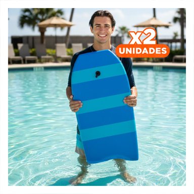 PACK2 PLANCHA MARINA 42 PULGADAS AZUL CON RAYAS PARA OLAS CON DISEÑO ESTABLE Y+REGALO STICKER