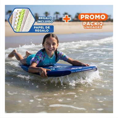 PACK2 ACCESORIO MARINO 41 PULGADAS COLOR AZUL PARA OLAS Y MAR Y+PAPEL REGALO