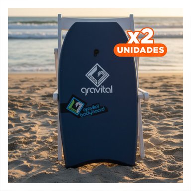 PACK2 ACCESORIO DEPORTIVO 41 PULGADAS COLOR AZUL PARA SURF RECREATIVO Y+REGALO STICKER