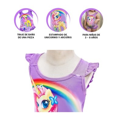 PACK2 ROPA COMODA DE NATACION TONO LILA Y+REGALO AGENDITA