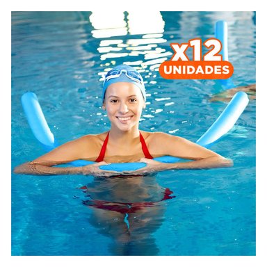 PACK12 APOYO DE ESPUMA FLOTANTE PARA NADAR DE 1,50 M ACTIVIDAD EN AGUA