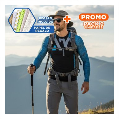 PACK2 POLO ADAPTABLE AL CUERPO EN AZUL Y+PAPEL DE REGALO