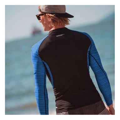 PACK4 CAMISETA DEPORTIVA EN COLOR AZUL Y+LIGAS DE REGALO