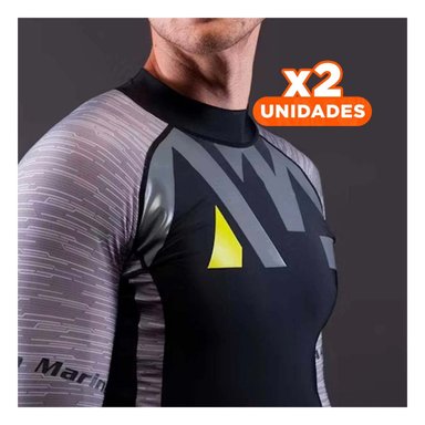 PACK2 ESTILO ELASTICO NAILON HOMBRE PLOMO NEGRO PARA VERANO TALLA L Y+REGALO STICKER