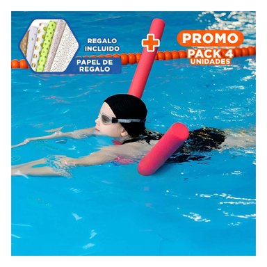 PACK4 ROLLO DE ESPUMA FLOTANTE PARA NADAR DE 1,50 M ACTIVIDAD ACUATICA Y+PAPEL REGALO