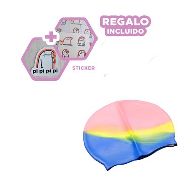 PACK5 GORRO LIGERO Y PORTATIL ROSADO Y+REGALO STICKERS