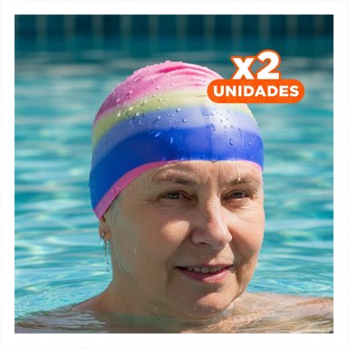 PACK2 COMPLEMENTO DE NATACION COLORIDO PARA PISCINA USO FRECUENTE Y+REGALO STICKER