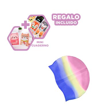 PACK5 GORRO DE FACIL COLOCACION ROSADO Y+REGALO AGENDITA