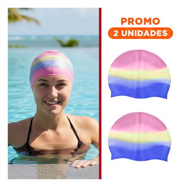PACK2 COMPLEMENTO DE NATACION MULTICOLOR PARA PISCINA USO DEPORTIVO