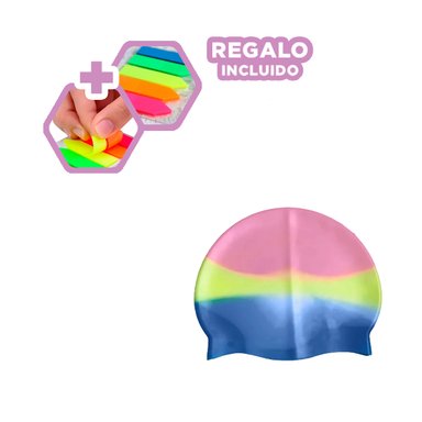PACK6 GORRO CON COMODIDAD EN ROSADO Y+BANDERITAS ADHESIVAS