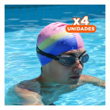 PACK4 COMPLEMENTO DE NATACION ELASTICO PARA PISCINA AJUSTE SUAVE