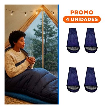 PACK4 BOLSA DE DORMIR PARA SALIDAS AL AIRE LIBRE Y+REGALO STICKER