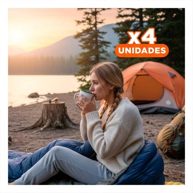 PACK4 COBERTOR DE DORMIR PARA NOCHES FRESCAS EN CAMPING