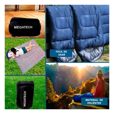 PACK3 BOLSA CAMA PARA FRIO EN AZUL Y+BANDERITAS ADHESIVAS - 4