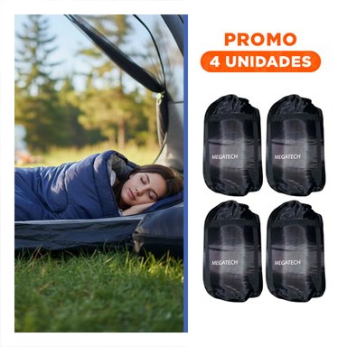 PACK4 SACO DE DORMIR PARA PASEOS Y NOCHES FRIAS Y+REGALO STICKER