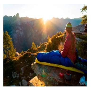 PACK3 BOLSA DE DORMIR DESMONTABLE Y PRACTICO DELGADA EN AZUL