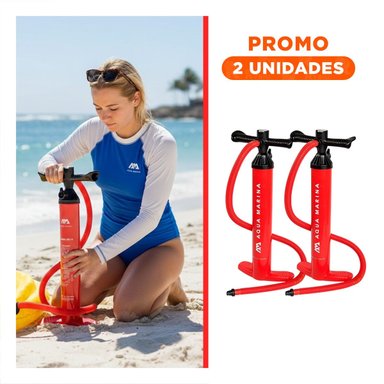 PACK2 INFLADOR DE MANO DE ALTA PRESION PARA CAMPING PLAYA Y HOGAR