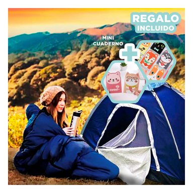 PACK4 CARPA PARA ACAMPA DE 4 PERSONAS Y+BANDERITAS ADHESIVAS