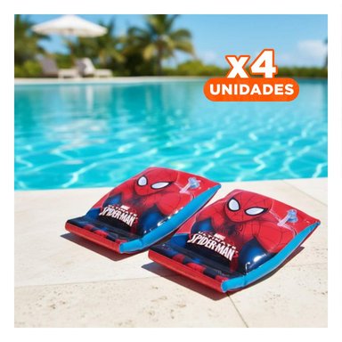 PACK4 BRAZALETES FLOTADOR INFANTIL PARA MOMENTOS RECREATIVOS EN AGUA