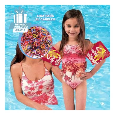 PACK12 SALVAVIDAS MARAVILLOSO EN ROJO Y+LIGAS DE REGALO