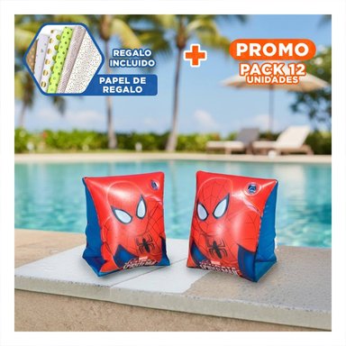 PACK12 FLOTADORES INFANTILES PARA DIVERSION Y JUEGOS ACUATICOS Y+PAPEL REGALO