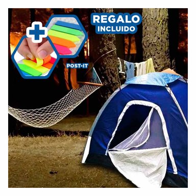 PACK3 CARPA VERSATIL DE 6 PERSONAS Y+BANDERITAS ADHESIVAS