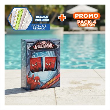 PACK4 MANGUITOS FLOTADOR INFANTIL PARA DIVERSION SEGURA EN PISCINA Y+PAPEL REGALO
