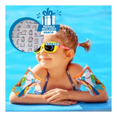PACK3 BRAZERAS LLAMATIVAS EN TIBURON Y+REGALO STICKERS