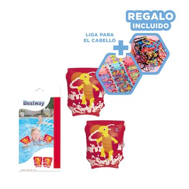 PACK9 SALVAVIDAS MARAVILLOSO EN ROJO Y+LIGAS DE REGALO