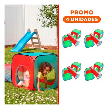 PACK4 TOLDO COMPACTO DE NIÑO DE CAMPO 3 PIEZAS MG-H8010 EB PARA USO EXTERIOR Y+REGALO STICKER