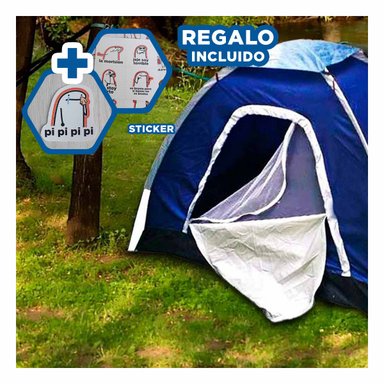 PACK3 CARPA FAMILIAR DE 6 PERSONAS PARA ACAMPAR COMODOS
