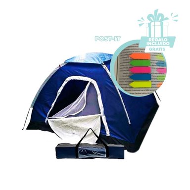 PACK3 CARPA PARA ACAMPA DE 4 PERSONAS Y+BANDERITAS ADHESIVAS