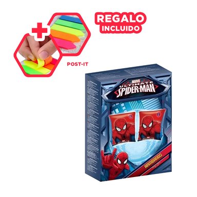 FLOTADOR DE FACIL USO EN ROJO Y+BANDERITAS ADHESIVAS