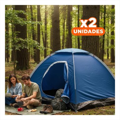 PACK2 REFUGIO COMPACTO DE 2 PERSONAS MG-02P PARA EXCURSIONES AL AIRE LIBRE Y+REGALO STICKER