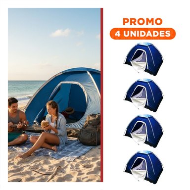 PACK4 TOLDO COMPACTO DE 2 PERSONAS MG-02P PARA USO FAMILIAR Y+REGALO STICKER