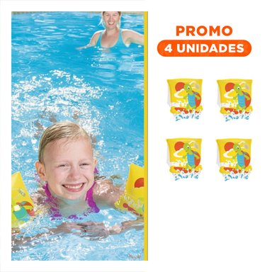 PACK4 FLOTADORES ANIMALES ACUATICOS TORTUGA 32043 PARA ACTIVIDADES RECREATIVAS Y+REGALO STICKER