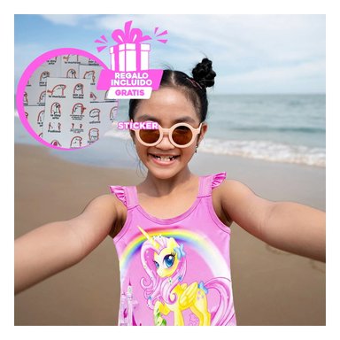 PACK5 ROPA PARA PEQUEÑAS PARA NADAR ROSADO Y+REGALO STICKERS